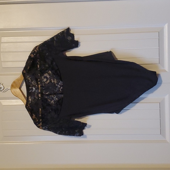 Black Lace Bodysuit - Picture 2 of 3